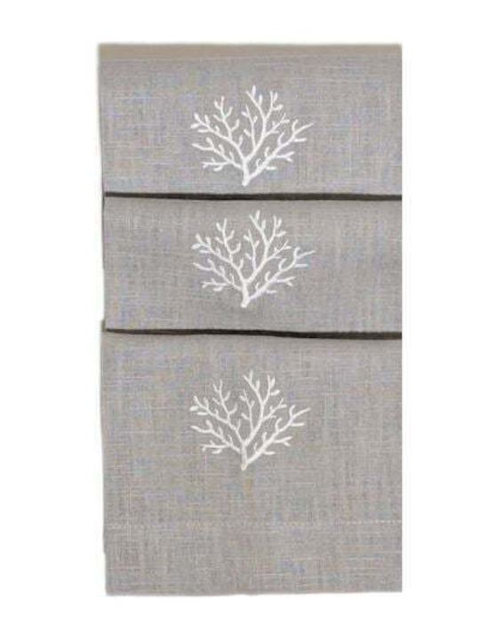 Nakas Concept Hand Towel 35x55cm Grey 3 Pieces