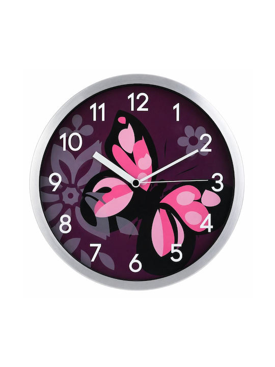 keleman Metallic Black Wall Clock 30x4.5cm