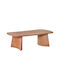 Central Wooden Coffee Table Walnut L120xW60xH39cm