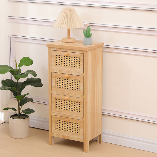 Συρταριέρα Κρεβατοκάμαρας Ξύλινη Scandy 44x26x78.5εκ. Συρταριέρα Κρεβατοκάμαρας Ξύλινη Scandy 44x26x78.5εκ.