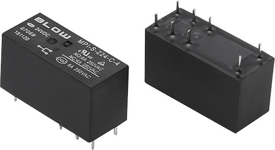 Mpis224c4 11f0242zs4 Blow Реле на релса 8A с напрежение 24V