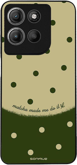 Husă Sonique Delulu Polka Era Series Motorola Moto G15 4G Moto G15 Power Delulu Matcha