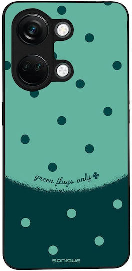 Husă Sonique Delulu Polka Era Series Oneplus Nord 3 5g Steaguri Verzi