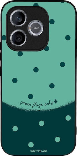 Sonique Delulu Polka Era Series Honor 600 Lite 5g Mobile Phone Case Green Flags