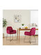 Velvet Red Dining Armchairs 2 Pieces 55x50x84cm