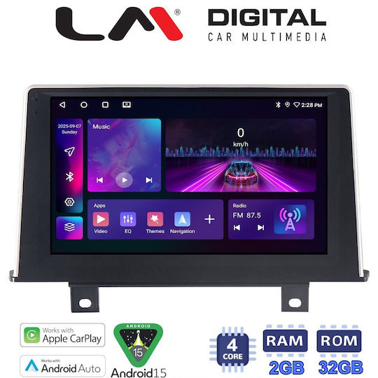 LM Digital Sistem Audio Auto pentru BMW Seria 1 2011 > 2016 Bluetooth USB Wi-Fi GPS Apple CarPlay Android Auto