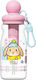 Kids Water Bottle Plastic with Straw Pink 750ml