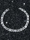 Handcuff Bracelet with Zircon