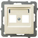 Ospel Aria Двойна Keystone Jack Корпус Прост Черен Металик Gpk-2u P 33
