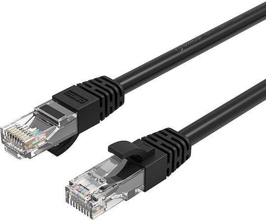Orico Direct Attach Copper Cat.6 (Gigabit) Καλώδιο Δικτύου Ethernet εξωτερικού χώρου 1m Μαύρο