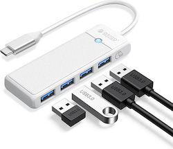 Orico USB хъб 4 порта (USB-C) PAPW4A-C3