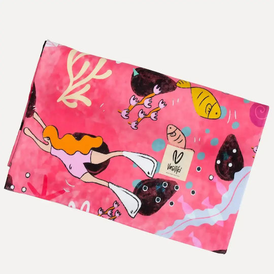 Vasiliki Πετσέτα Microfiber Μωβ