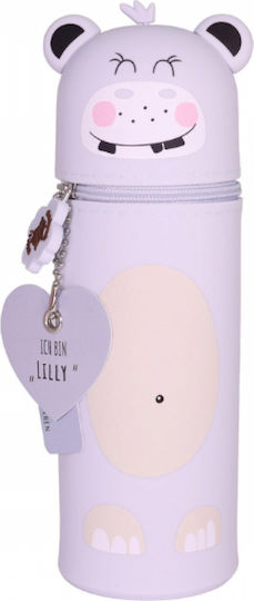 Hippo Lilly Belltrade Ученически Несесер от Силикон Лилав