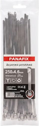 Panafix Δεματικά Καλωδίων Πλαστικά 250mmx4.6mm (25τμχ) 08-00932