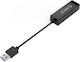 Orico UTJ-U3 USB Netzwerkadapter mit Verkabelter Verbindung Gigabit Ethernet