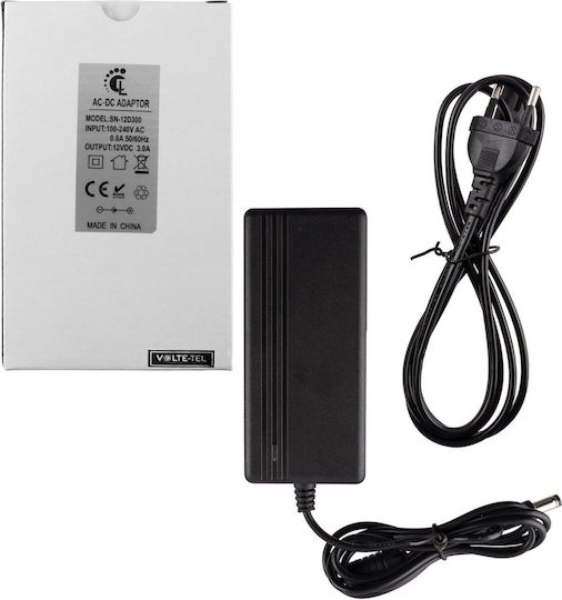 Volte-Tel Universal Power Adapter 12 3A with Power 36W