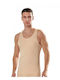Men's Beige Undershirt