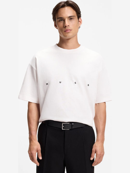 Hugo Herrenblusen T-Shirt Natur