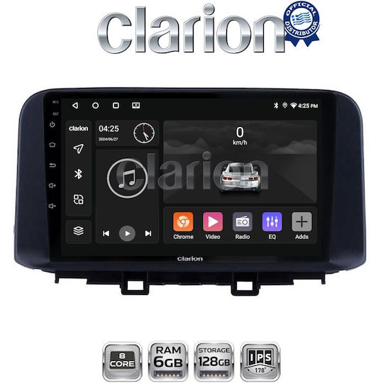 Clarion Gl53961 OEM Multimedia Auto-Audiosystem für Hyundai Kona 2017 CarPlay Android Auto Bluetooth GPS Eingebautes Wi-Fi GPRS Electriclife