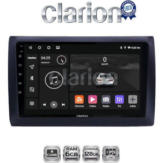 Clarion Gl53466 OEM Мултимедийна Екран Автомобилен Fiat Stilo 2001 > 2007 CarPlay AndroidAuto BT GPS Wi-Fi GPRS ElectricLife