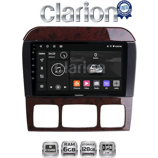 Clarion Gl53220c ОЕМ Мултимедийна Екран Автомобилни Аудио Системи Mercedes S W220 1998 > 2005 CarPlay AndroidAuto Bt Gps Wi-Fi Gprs ElectricLife