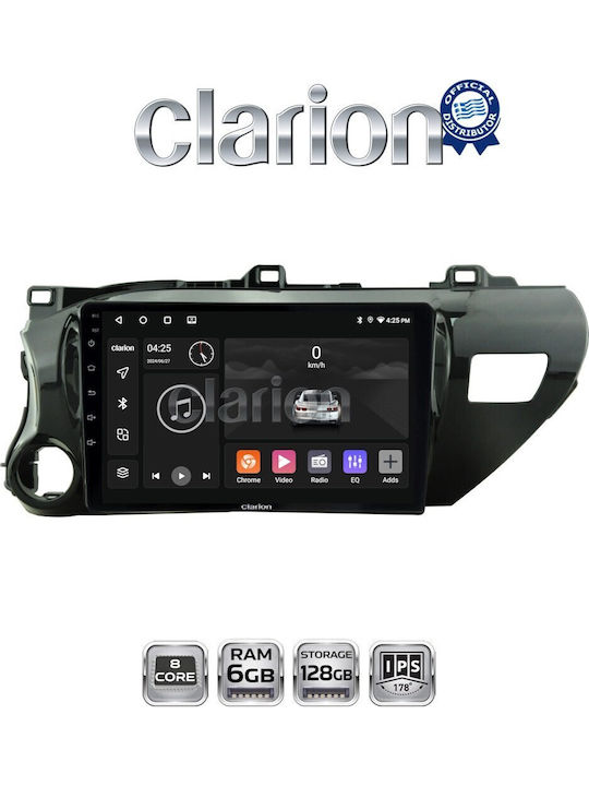 Clarion Gl53588 OEM Multimedia Car Audio System Toyota Hilux 2017 CarPlay Android Auto BT GPS Wi-Fi GPRS Electriclife