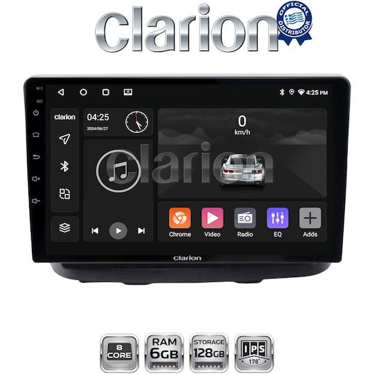 Clarion Gl53210 OEM Мултимедийна Екран Автомобилни Аудио Системи Fiat Doblo 2002 > 2007 Apple CarPlay Android Auto Bluetooth GPS Вграден Wi-Fi GPRS Electriclife