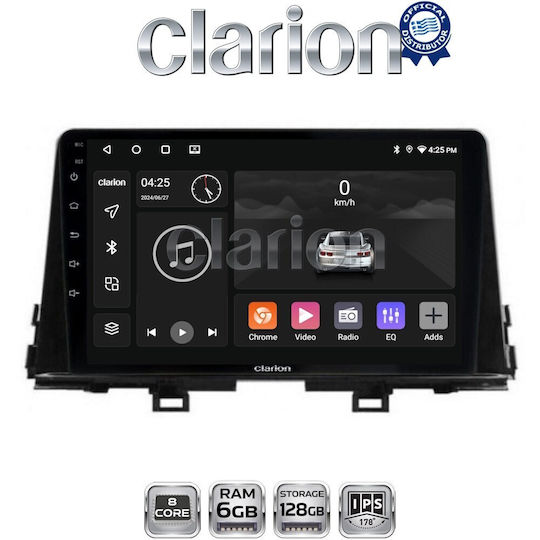Clarion Gl53795 OEM Multimedia Car Audio System OEM Kia Picanto 2017 CarPlay Android Auto BT GPS Wi-Fi GPRS Electriclife