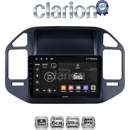 Clarion Gl53990 OEM Multimedia Car Audio System Mitsubishi Pajero 1999 > 2006 CarPlay Android Auto BT GPS Wi-Fi GPRS Electriclife