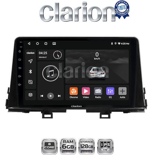 Clarion Gl53796 OEM Multimedia Car Audio System Kia Picanto 2021 CarPlay Android Auto BT GPS Wi-Fi GPRS Electriclife