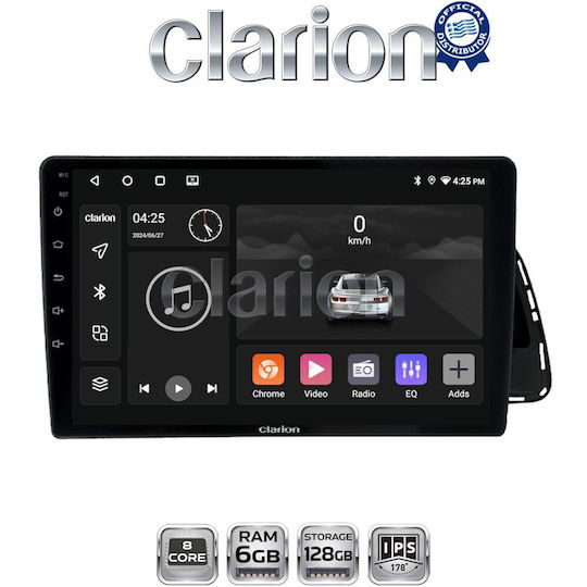 Clarion Gl53313 Οθόνη Oem Multimedia Αυτοκινήτου Audi Q5 2008 > 2018 Τετράγωνο Lvds Απαραίτητη Προϋπόθεση Εργοστασιακού Aux In Χωρίς Εργοστασιακό Navi0 Carplay Androidauto Bt Gps Wifi Gprs Electriclife