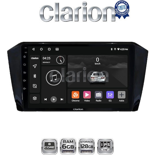 Clarion Gl53519 Οθόνη Oem Multimedia Αυτοκινήτου Vw Passat 2015> Carplay Androidauto Bt Gps Wifi Gprs Electriclife