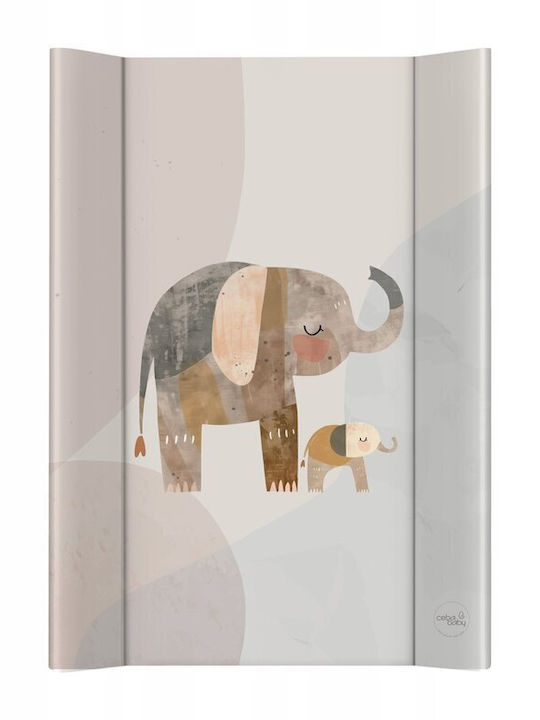 Ceba Baby Твърда подложка за смяна от пластмаса Basic Elephant 70x50cm