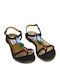 Leather Women's Anatomic Black Sandals