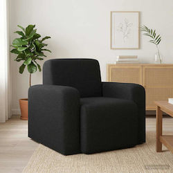 Polyrθrona 88x90x77cm Schwarz