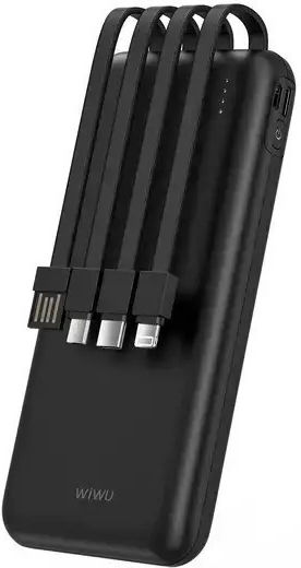 Wiwu P-08B Baterie externă 10000mAh Negru