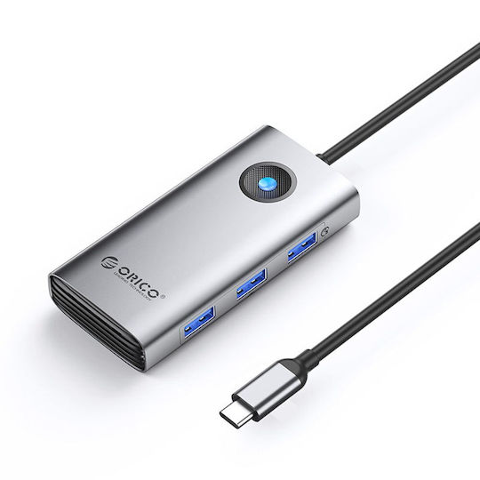 Orico PW11 6in1 USB-C Docking Station with HDMI 4K PD Grey