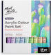 Mont Marte 18 Culori Acrilice 36ml Pastel