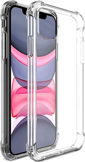 Back Cover Σιλικόνης 1mm Διάφανο (iPhone 12 / 12 Pro)