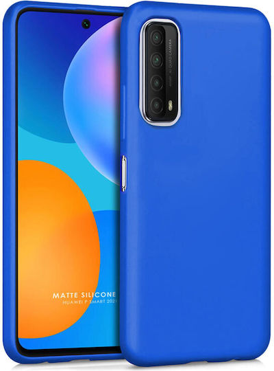 Blue Silicone Back Cover Huawei P Smart 2021