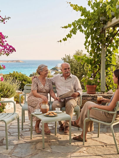 Σετ Σαλονιού Εξωτερικού Χώρου Cool 4τμχ Πράσινο