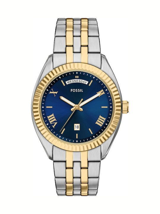 Fossil Campbell Ceas Bărbați 42mm Baterie cu Br...