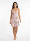 Cootaiya Summer Women's Pink Nightgown