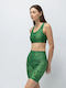 Women's Athletic Sports Bra Green