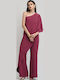 Women's One-piece Jumpsuit Burgundy