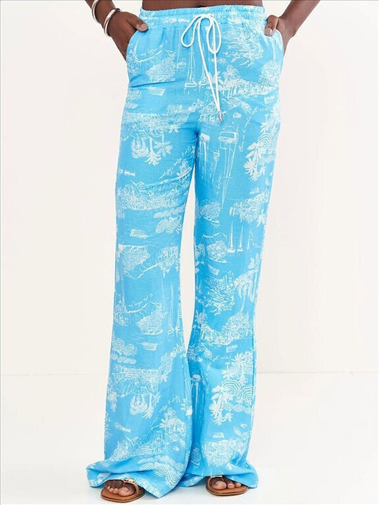 Colcci Pantaloni Dama Din Țesătură Estampada