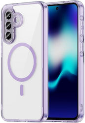 Color Frame Magsafe Hard Case Transparent Purple Samsung Galaxy A37 5g