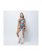 Girls’ Unitard Blue Seen Vasiliki