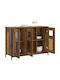 vidaXL Holz Sideboard Gebeiztes Holz 100x35x70cm
