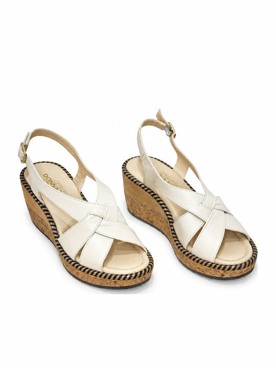 Donna Soft Anatomic Summer Women's Beige Platforms
